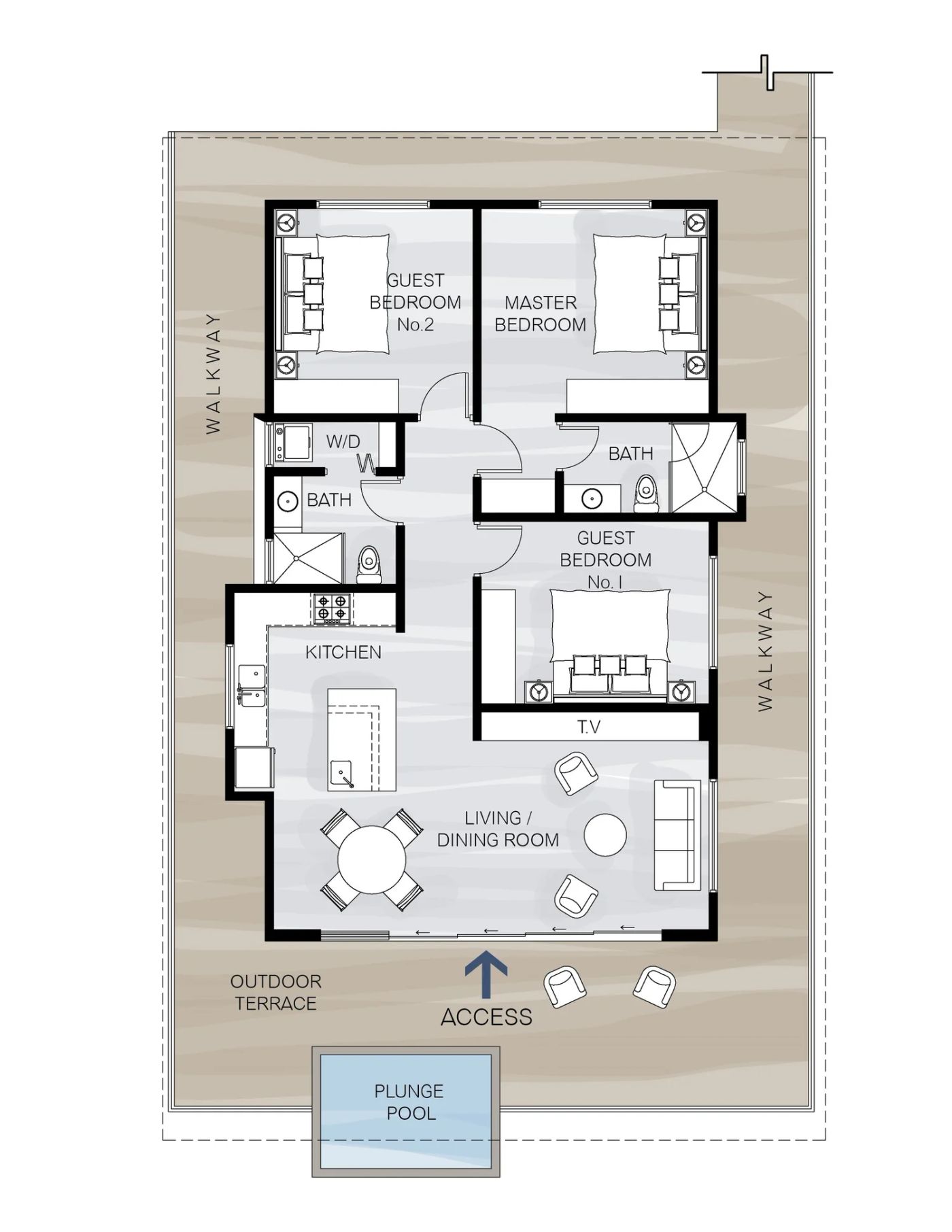 Azulejo floor plan