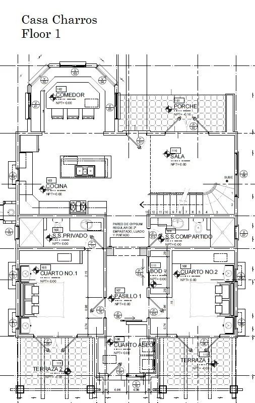 Casa Charros floor plan