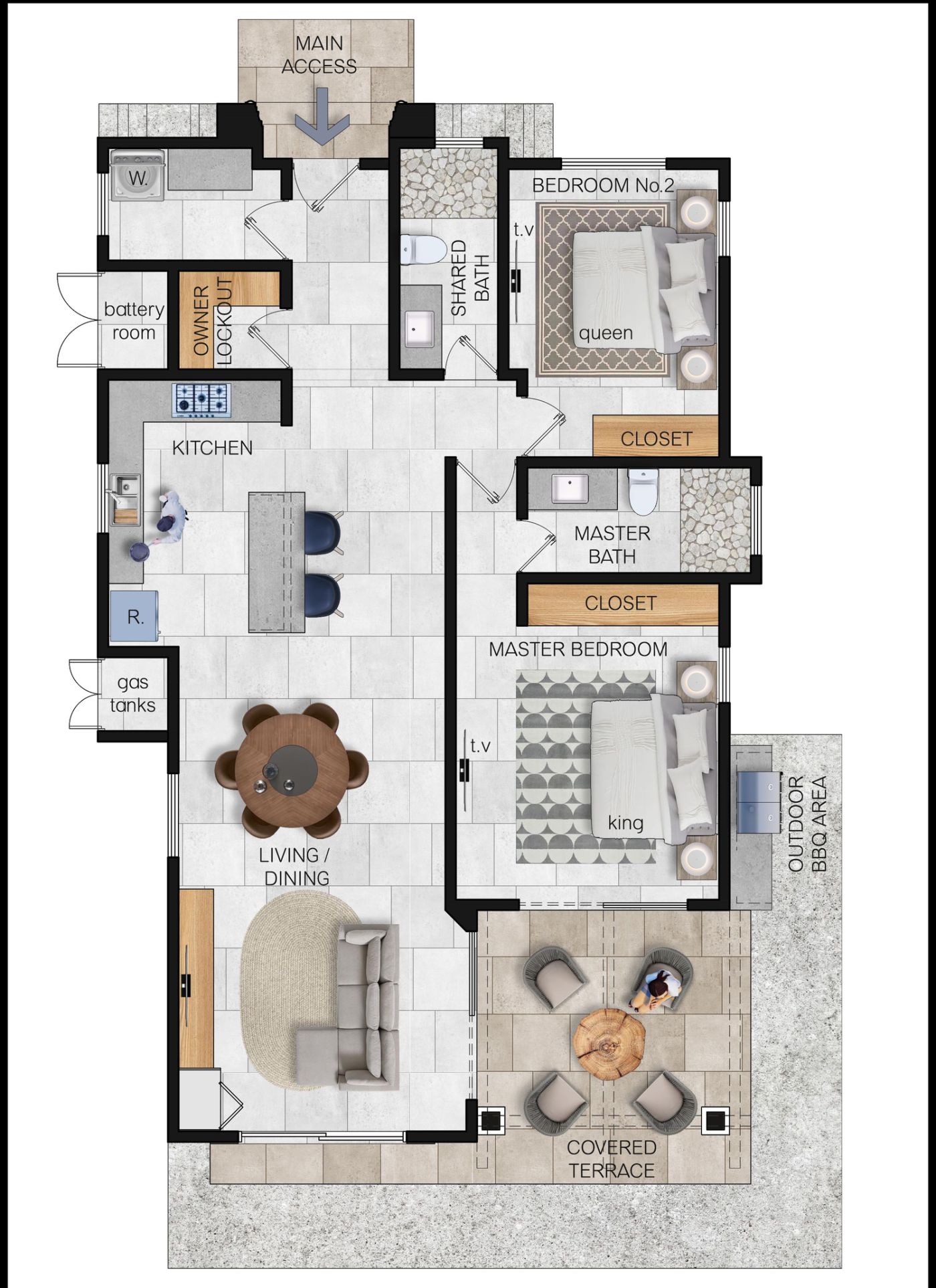 Paso Fino floor plan